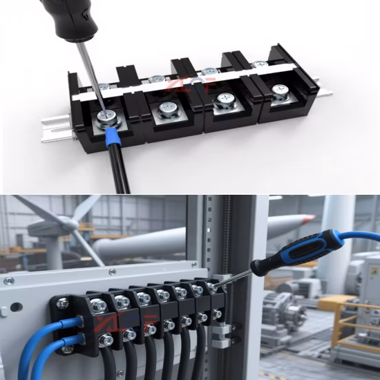 80A-500A Refitted Automobile 32V MIDI Fuse Flat Bolt Fuse Mega Amg Stable Performance for Auto Car Truck Automotive Marine