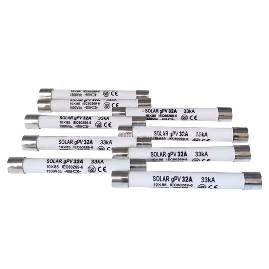 Solar PV DC Photovoltaic Fuse Components Thermal High Quality 1500V 15A
