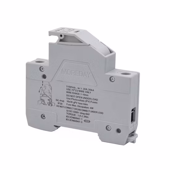 Photovoltaic PV Solar System 1000V DC 10X38 Fuse Holder Fuse Box Base Link